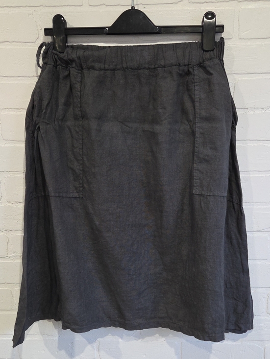 Francesca Bettini Dresses & Skirts - Francesca Bettini Italian Linen Midi Skirt